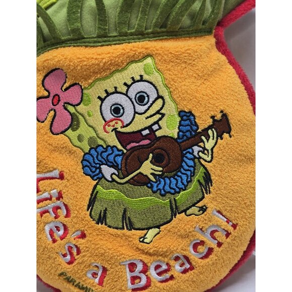Spongebob Squarepants Paramount Parks Life's a Beach! Pineapple Plush VTG - Picture 3 of 7
